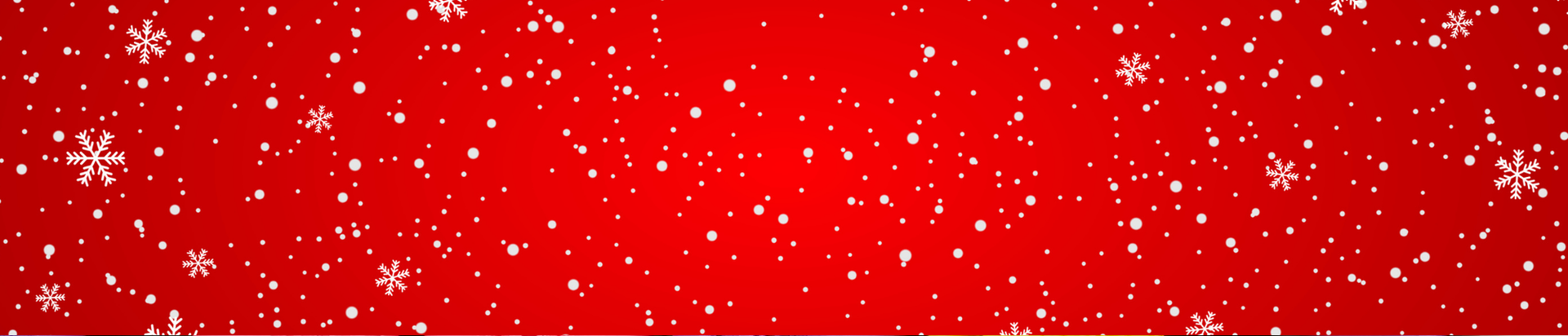 Red background with white snowflakes and small dots scattered throughout, creating a festive, wintery and holiday-themed pattern.
