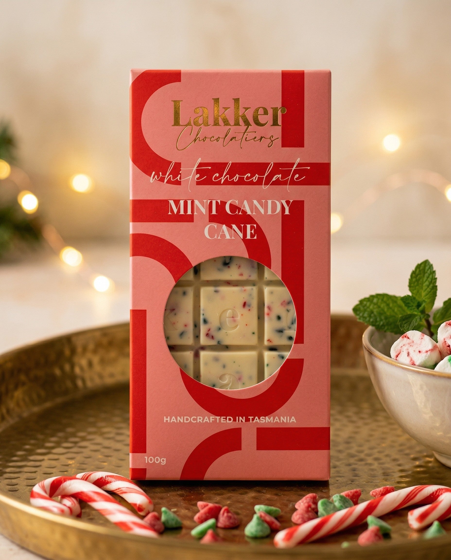 Lakker Chocolatiers Mint Candy Cane