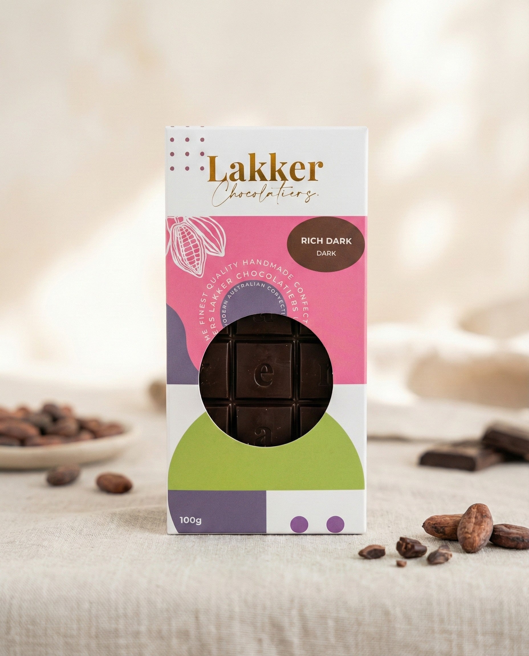 Lakker Chocolatiers Rich Dark Chocolate