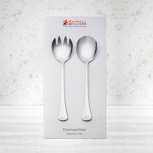 Maxwell and Williams Cosmopolitan Set: Elegant, durable salad servers. Perfect for stylish dinner parties and daily use.