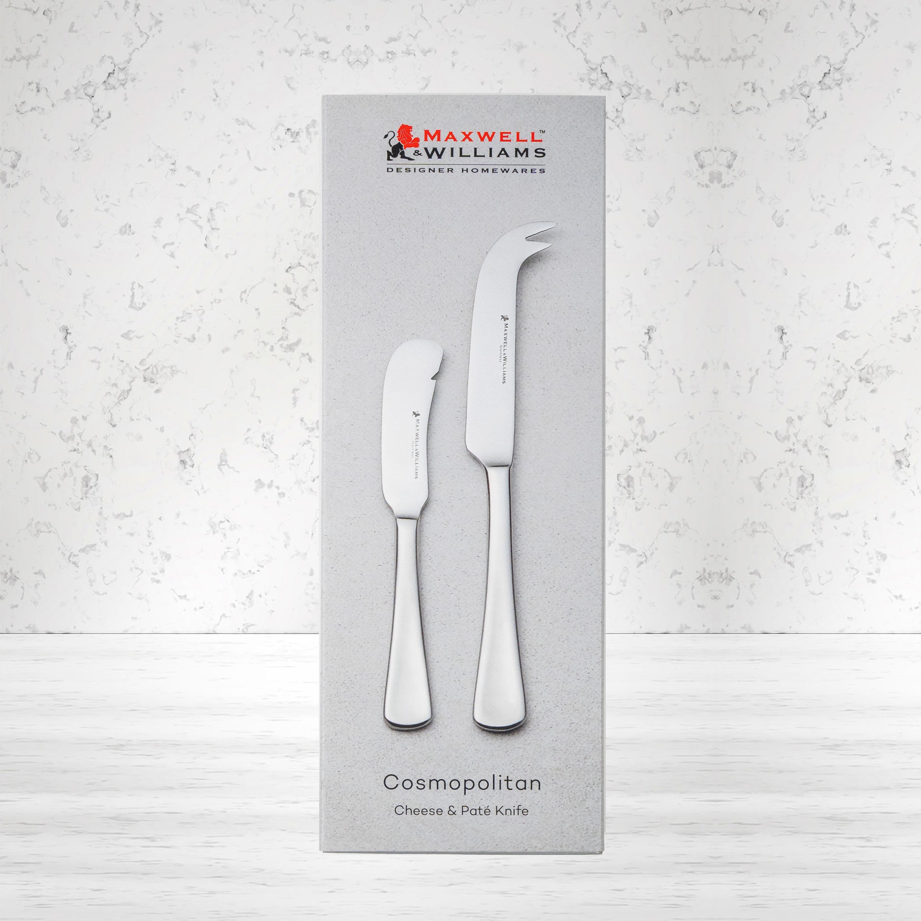 Maxwell and Williams Cosmopolitan cheese and pate knife: Perfect for slicing and serving your favourite cheeses and spreads.