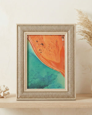 Australian House & Garden Linen Look Photo Frame