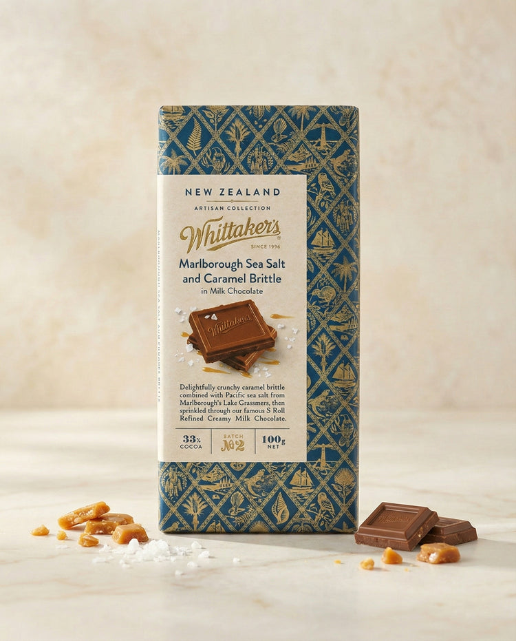 Whittaker Marlborough Sea Salt and Caramel Brittle