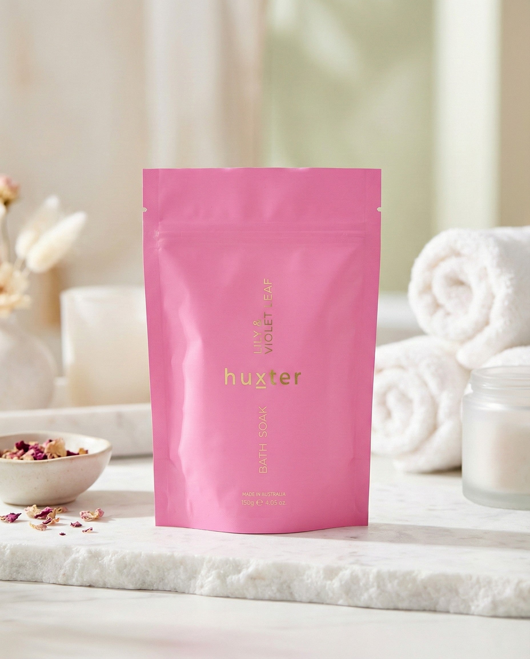 Bath Soak Lily and Violet Leaf