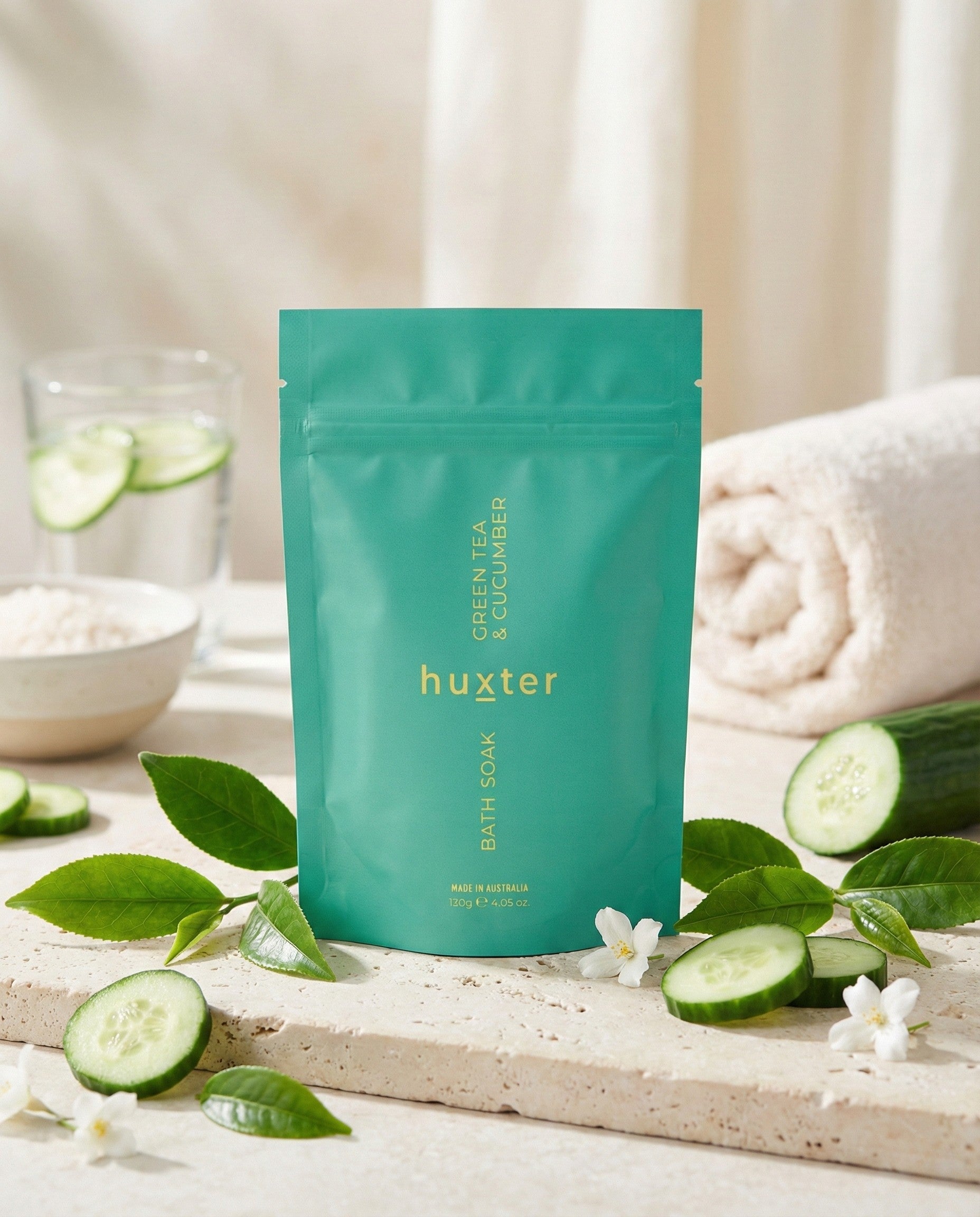 Huxter Bath Soak Green Tea and Cucumber