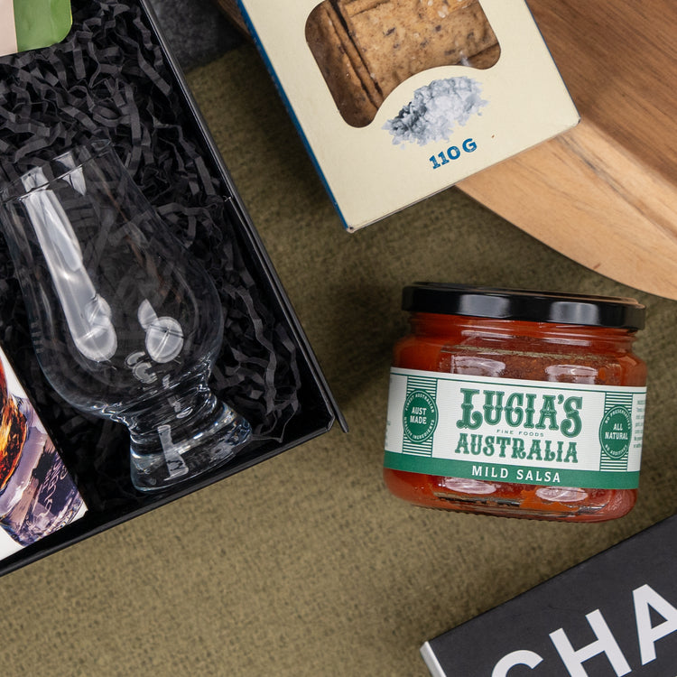 Lucia's Mild Salsa 300 Grams - A flavourful and mild salsa perfect for dipping or adding to your favourite dishes, made with fresh ingredients for a delicious taste.