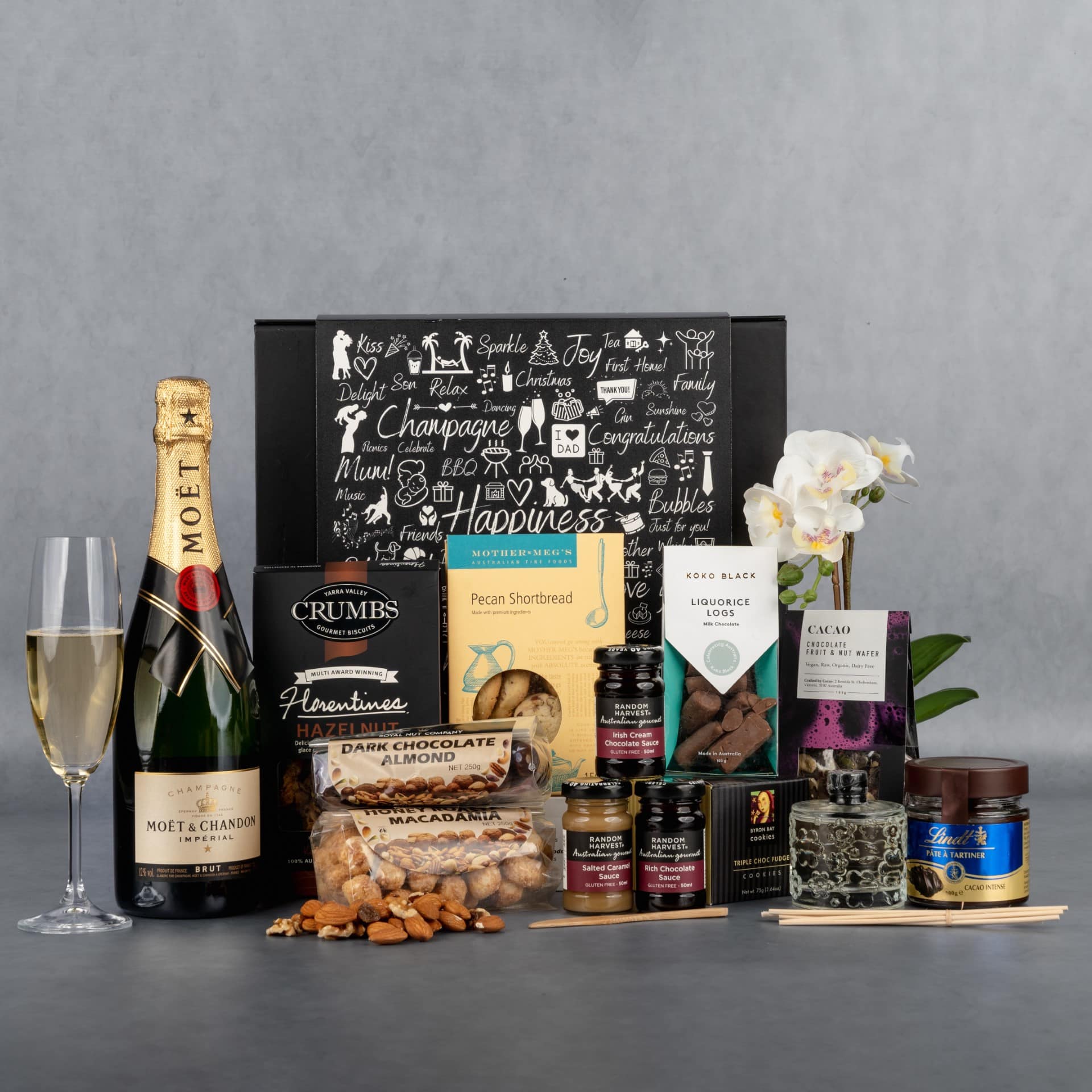 Goodies with Moet and Chandon - The Hamper Boutique Co