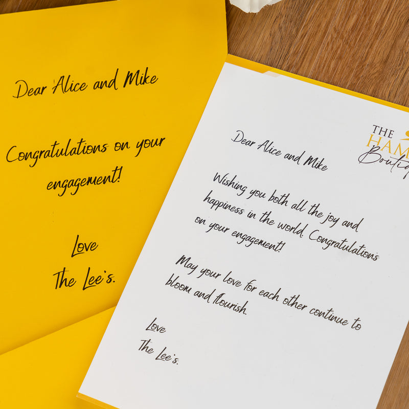 
  Personalised Message