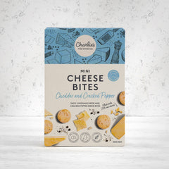 Charlie's Cheddar and Cracked Pepper Mini Cheese Bites Biscuits 100 grams