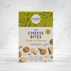 Charlie's Cheddar and Rosemary Mini Cheese Bites Biscuits 100 grams