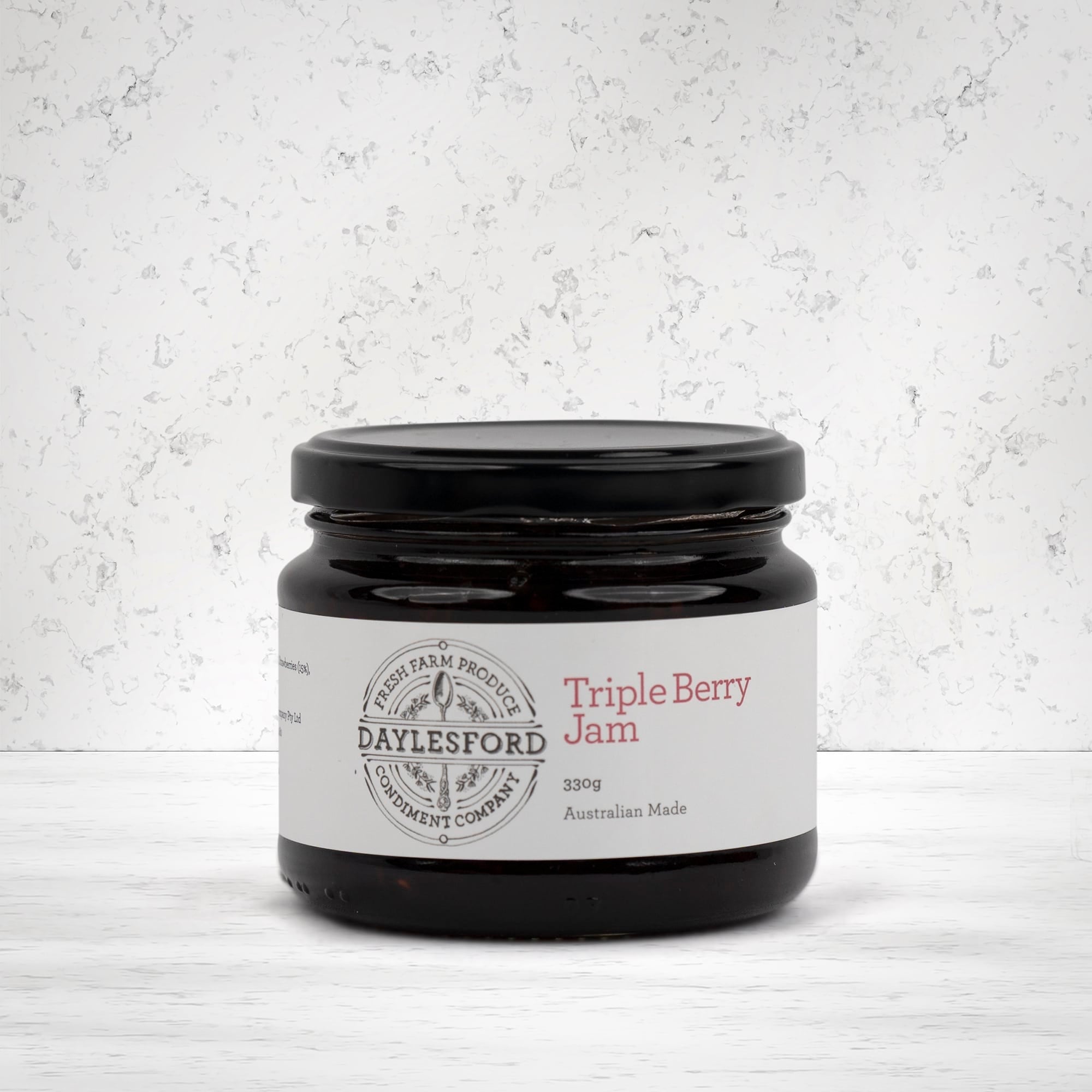 Daylesford Condiment Company Triple Berry Jam 330 grams - The Hamper Boutique Co