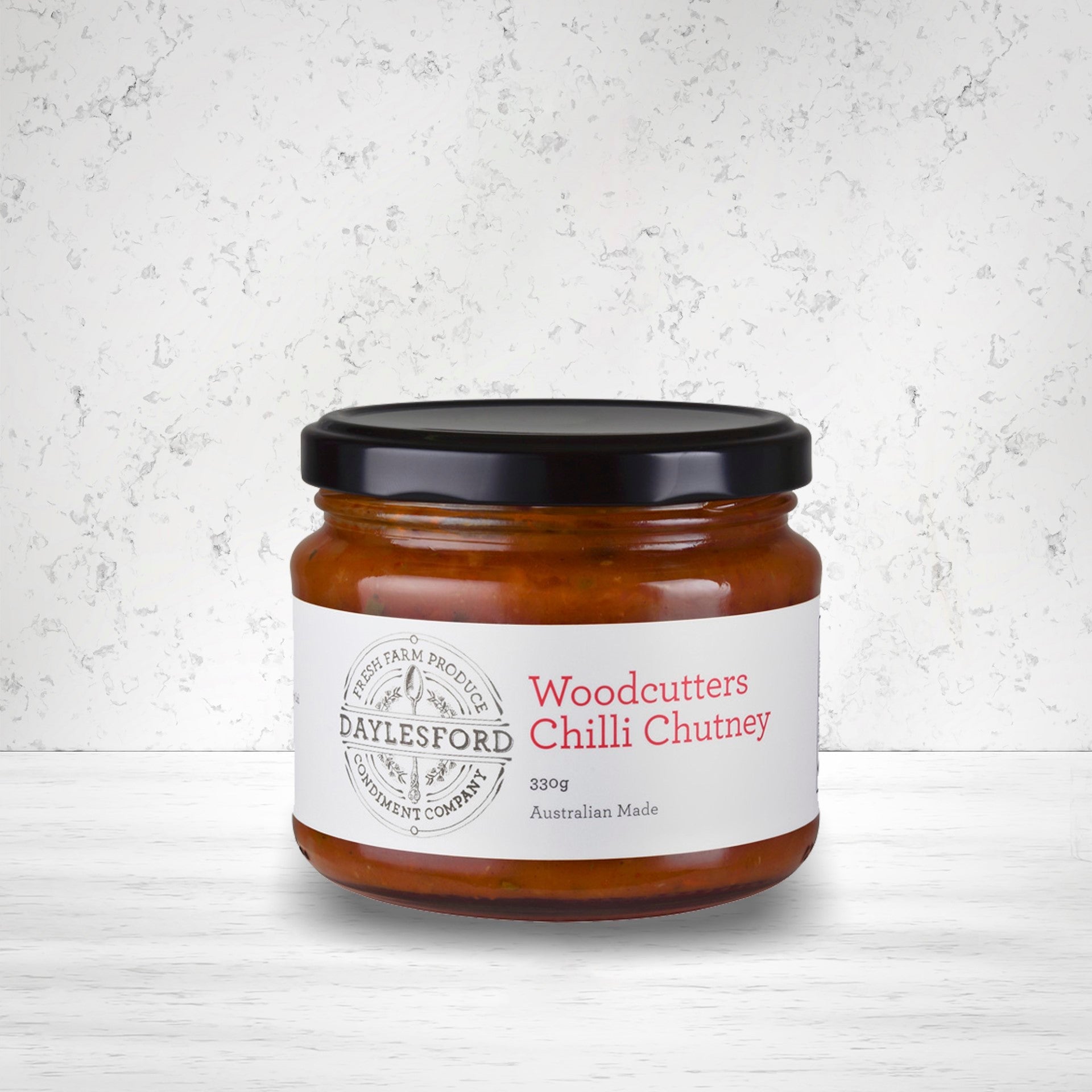 Daylesford Condiment Company Woodcutters Chilli Chutney 330 grams