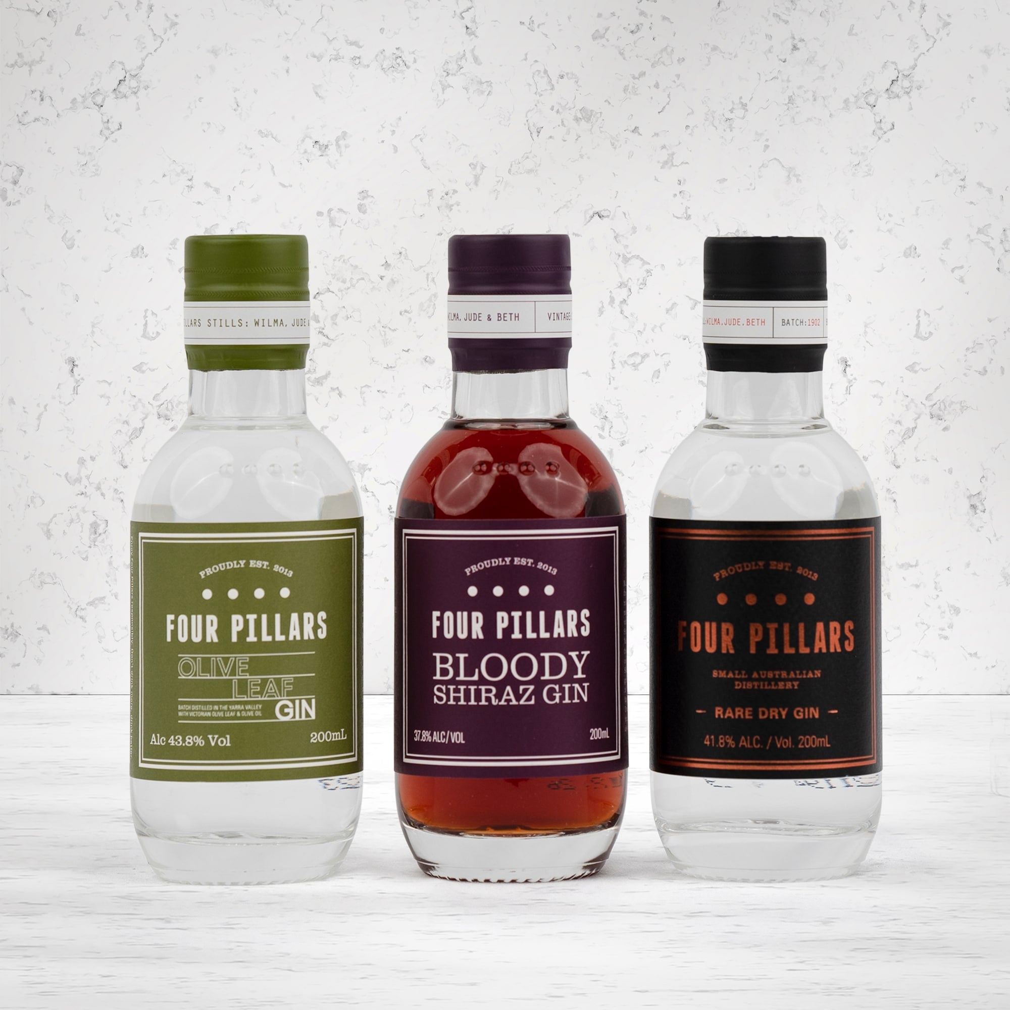 Four Pillars Gin Gift Pack 3 x 200 ml - The Hamper Boutique Co