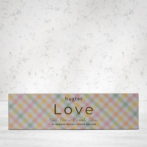 Huxter Incense Sticks Pastel Check Love - The Hamper Boutique Co