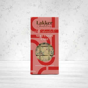 Mint Candy Cane 100 grams Lakker Chocolatiers - The Hamper Boutique Co