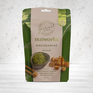 Nutworks Macadamia Wasabi 75 grams - The Hamper Boutique Co