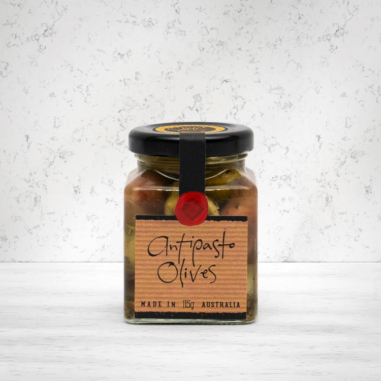 Ogilvie and Co Antipasto Olives 115 grams - The Hamper Boutique Co