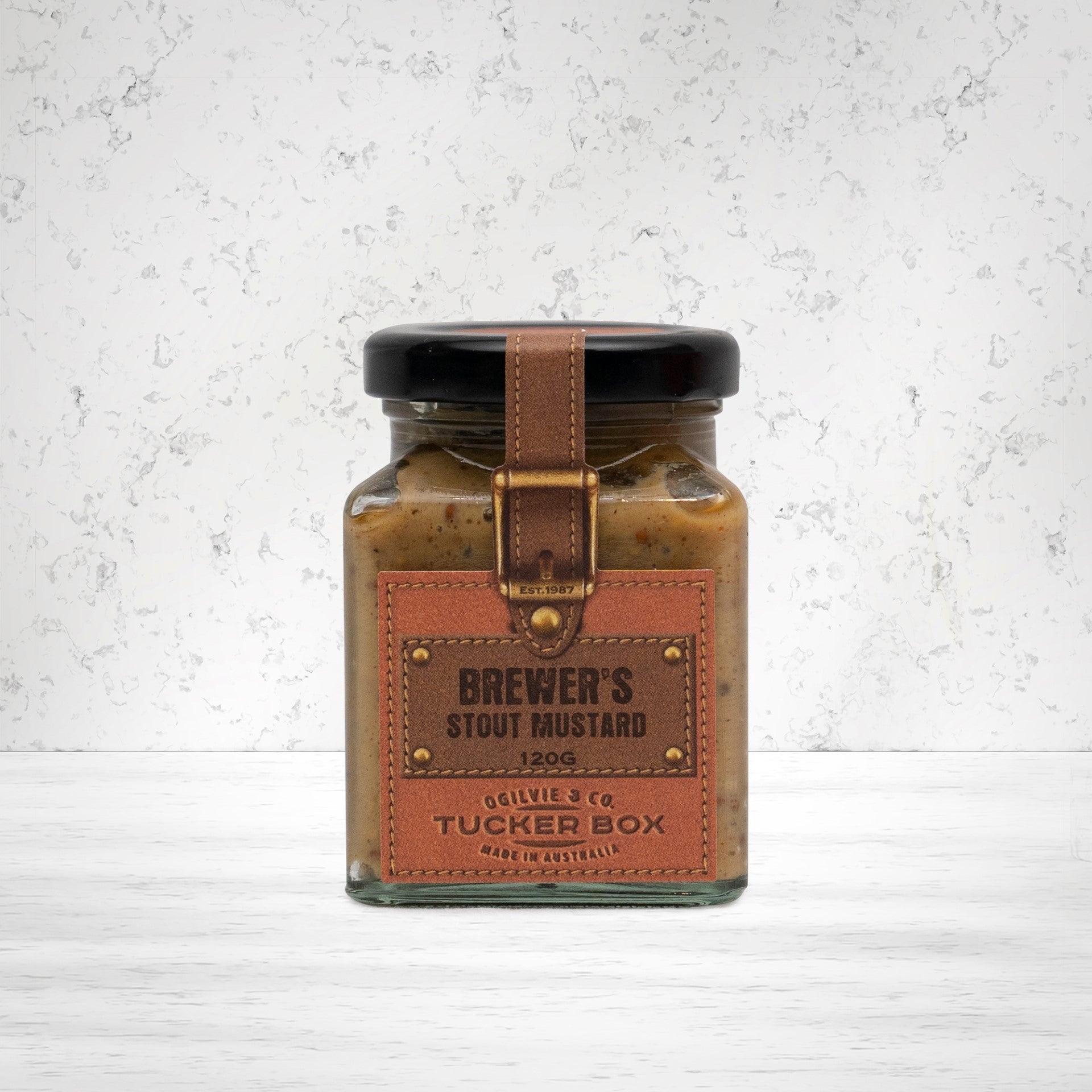 Ogilvie and Co Brewer's Stout Mustard 120 grams - The Hamper Boutique Co