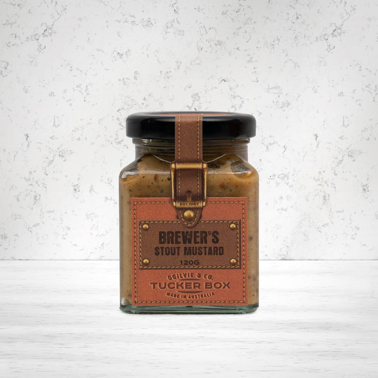 Ogilvie and Co Brewer's Stout Mustard 120 grams - The Hamper Boutique Co