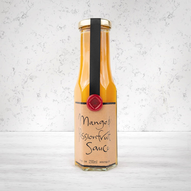 Ogilvie and Co Mango and Passionfruit Sauce 250 ml - The Hamper Boutique Co