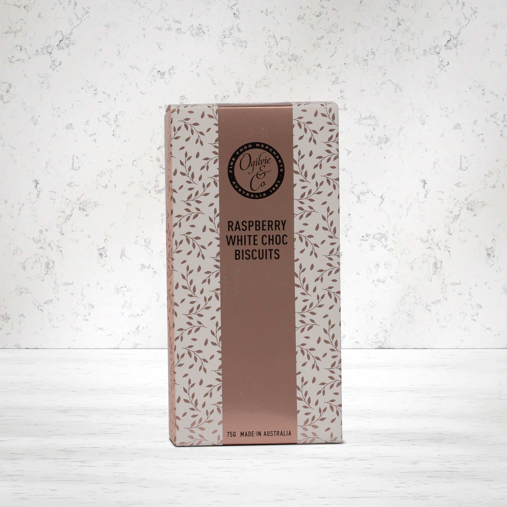 Ogilvie and Co Raspberry White Choc Biscuits
