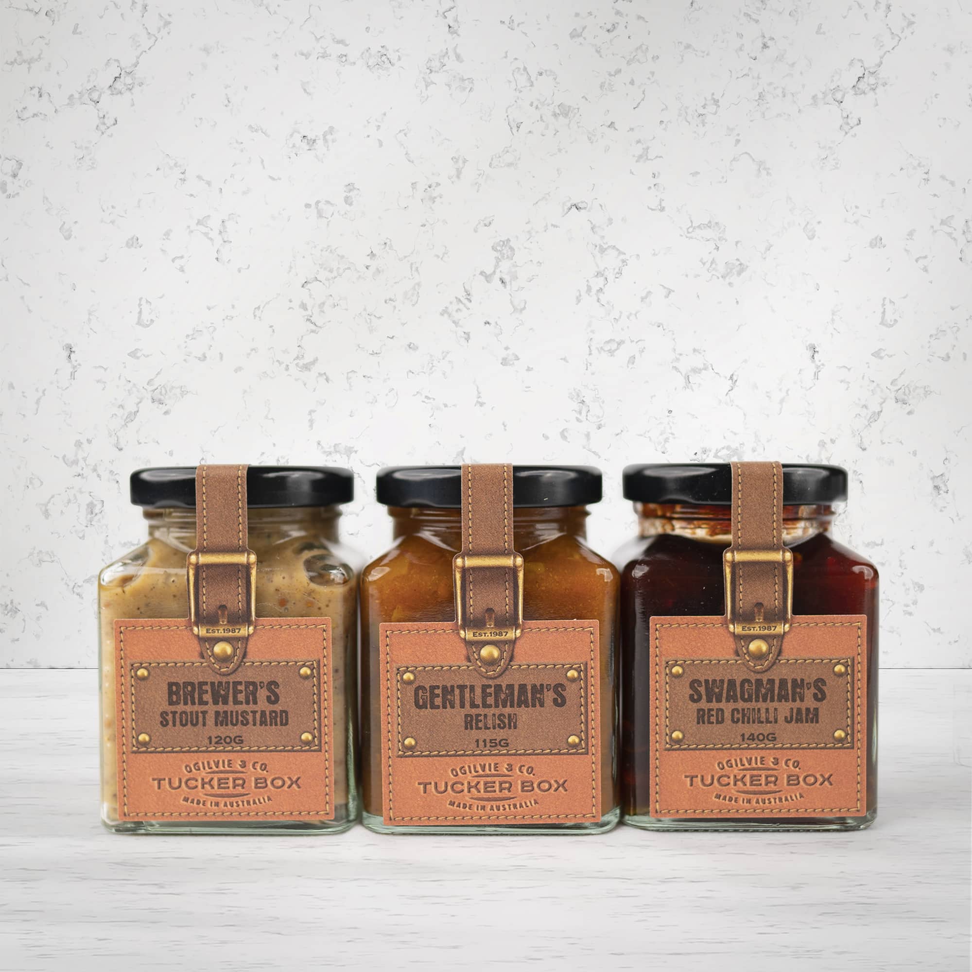 Ogilvie and Co Tucker Box Gentleman's Trio Pack - The Hamper Boutique Co