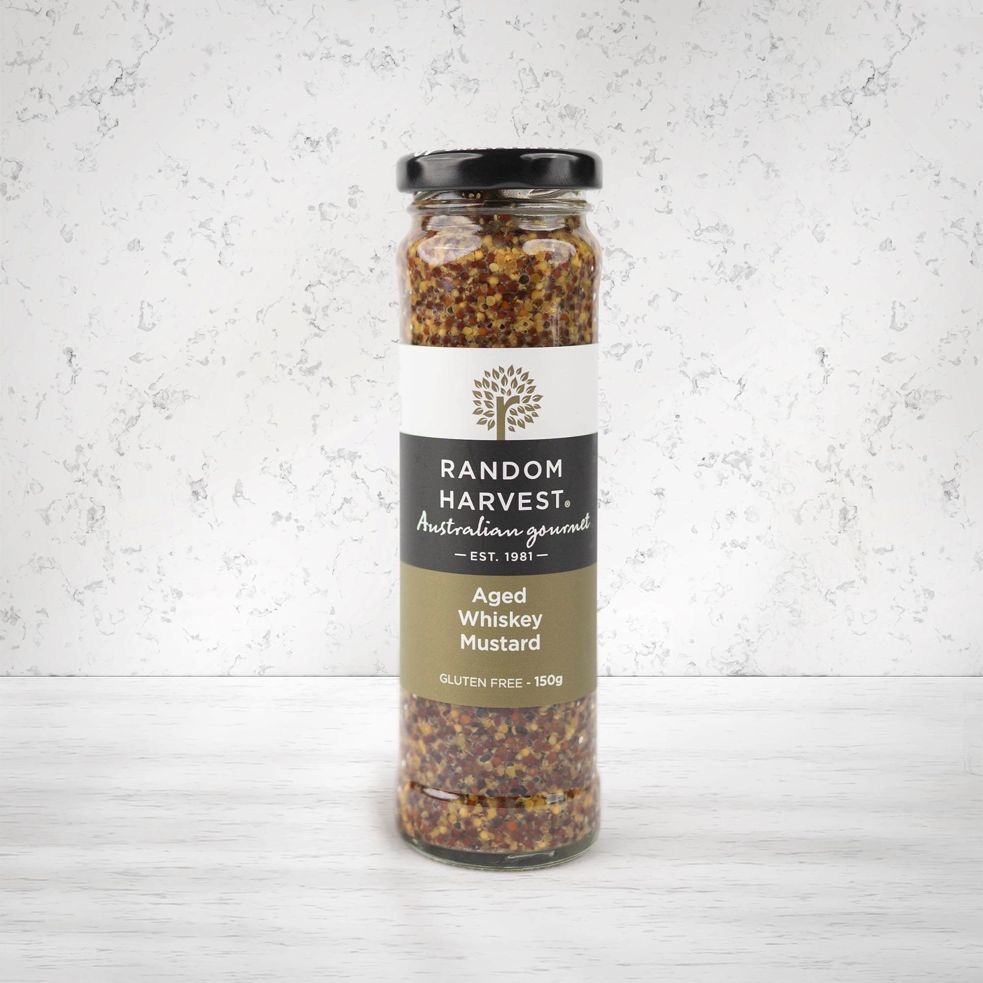 Random Harvest Aged Whiskey Mustard 150 grams - The Hamper Boutique Co
