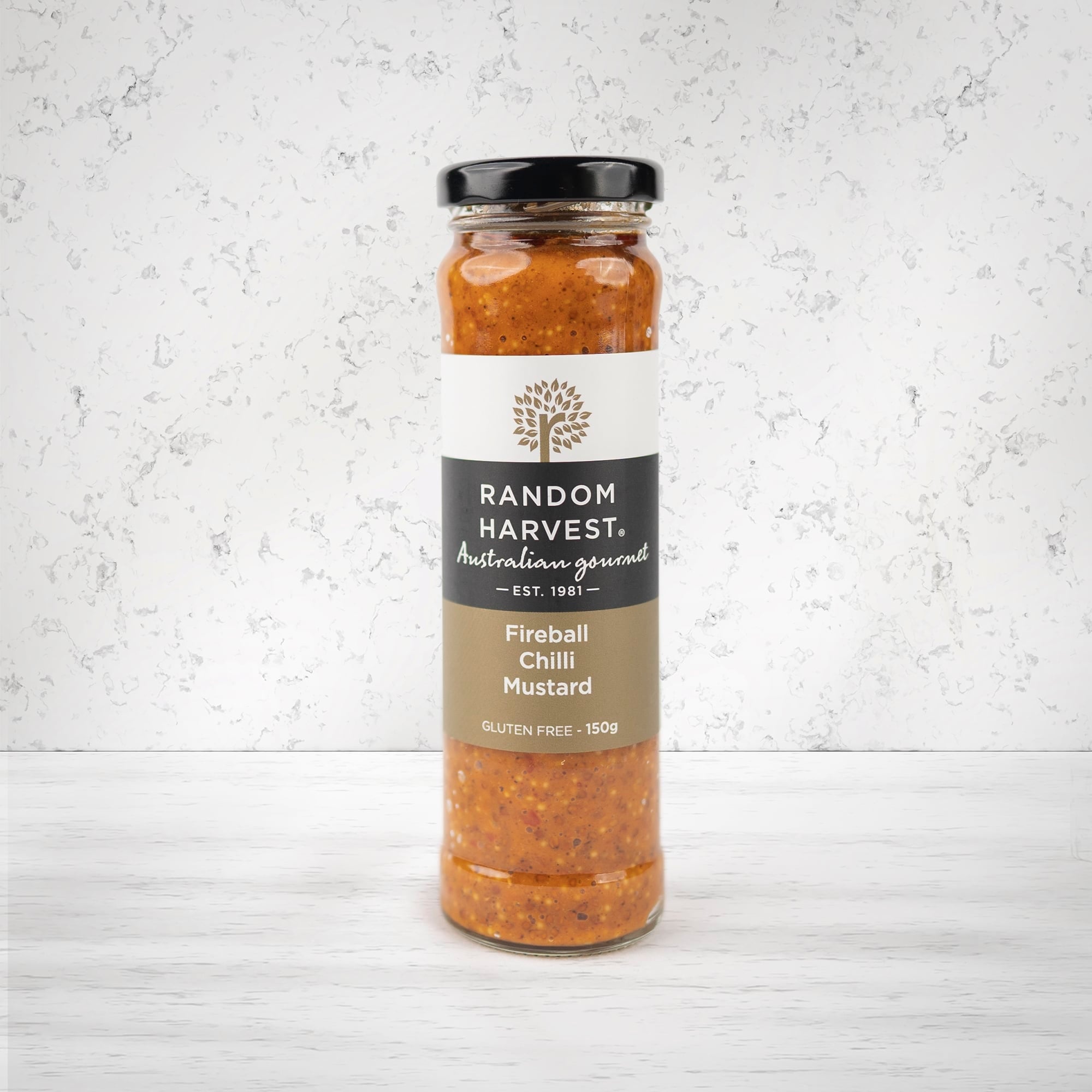 Random Harvest Fireball Chilli Mustard 150 grams - The Hamper Boutique Co