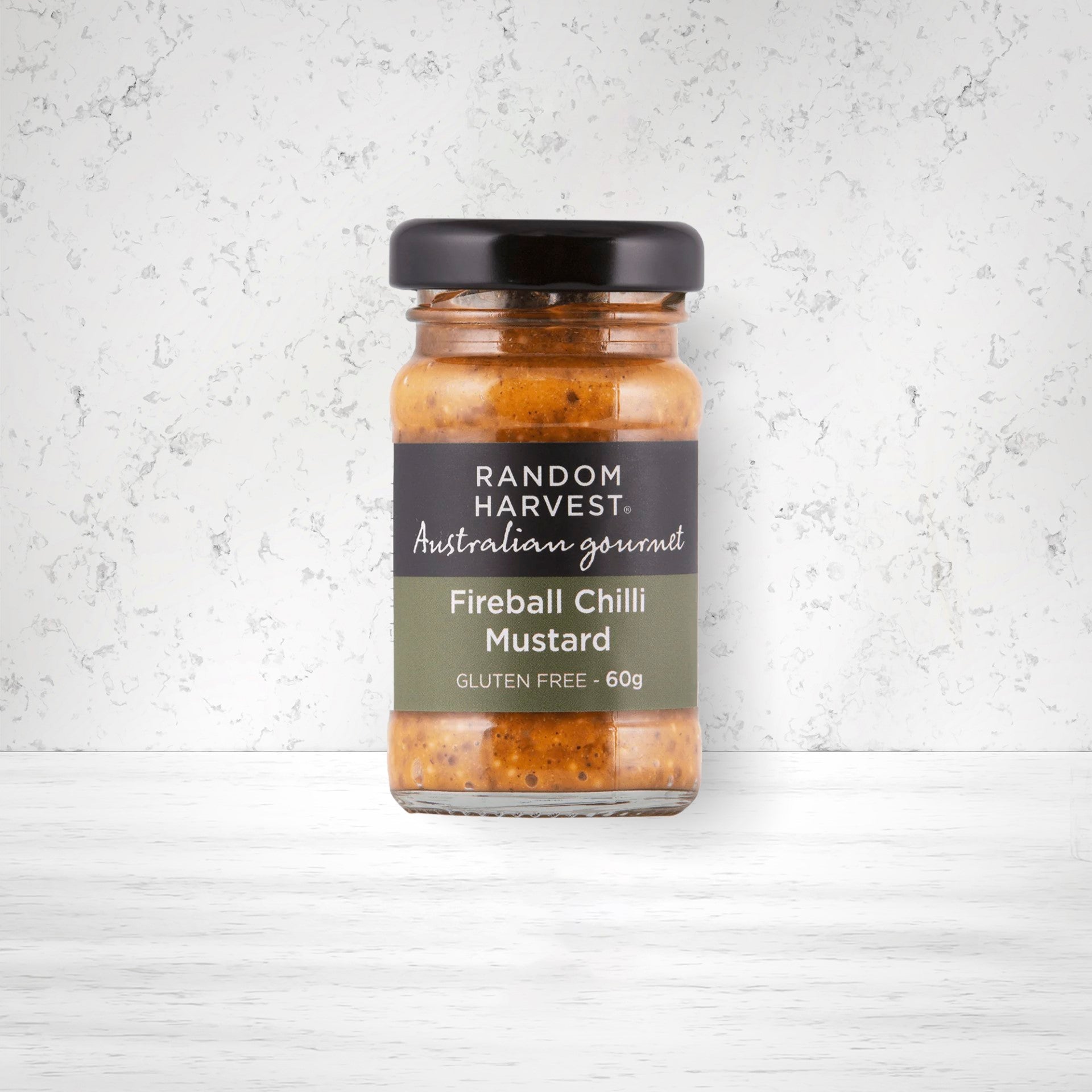 Random Harvest Fireball Chilli Mustard Mini 60 grams - The Hamper Boutique Co