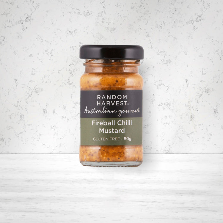 Random Harvest Fireball Chilli Mustard Mini 60 grams - The Hamper Boutique Co