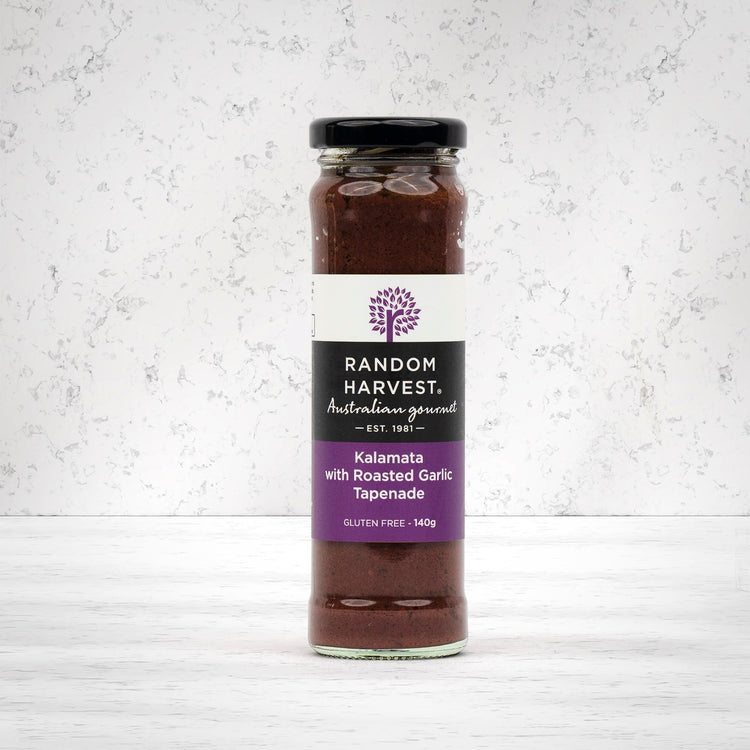 Random Harvest Kalamata With Roasted Garlic Tapenade 140 grams - The Hamper Boutique Co