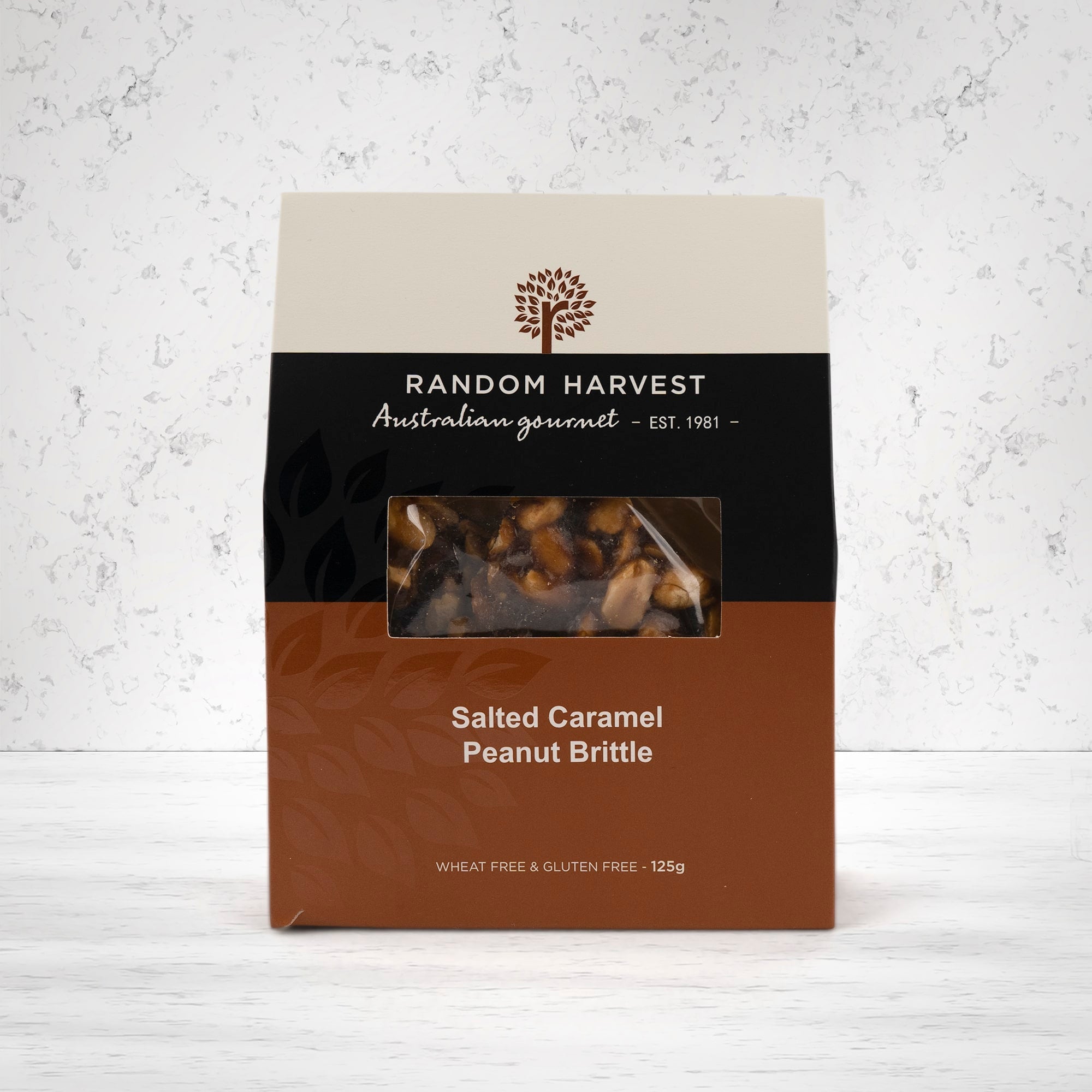 Random Harvest Salted Caramel Peanut Brittle 125 grams - The Hamper Boutique Co