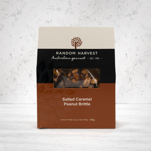 Random Harvest Salted Caramel Peanut Brittle 125 grams - The Hamper Boutique Co