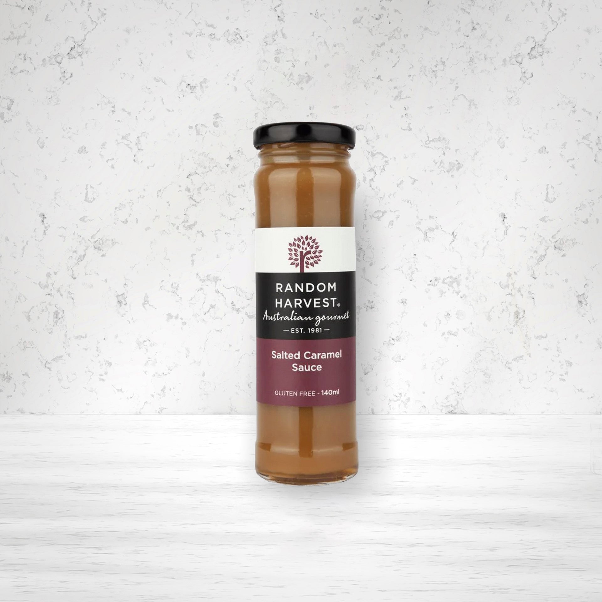 Random Harvest Salted Caramel Sauce 140ml - The Hamper Boutique Co
