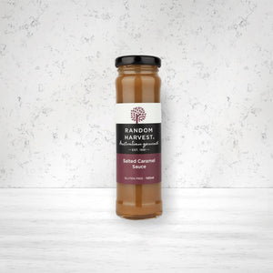 Random Harvest Salted Caramel Sauce 140ml - The Hamper Boutique Co