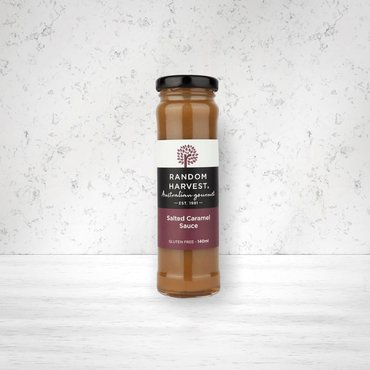 Random Harvest Salted Caramel Sauce 140ml - The Hamper Boutique Co