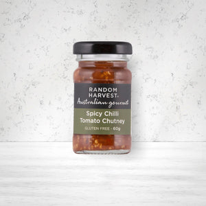 Random Harvest Spicy Chilli Tomato Chutney Mini 60 grams - The Hamper Boutique Co