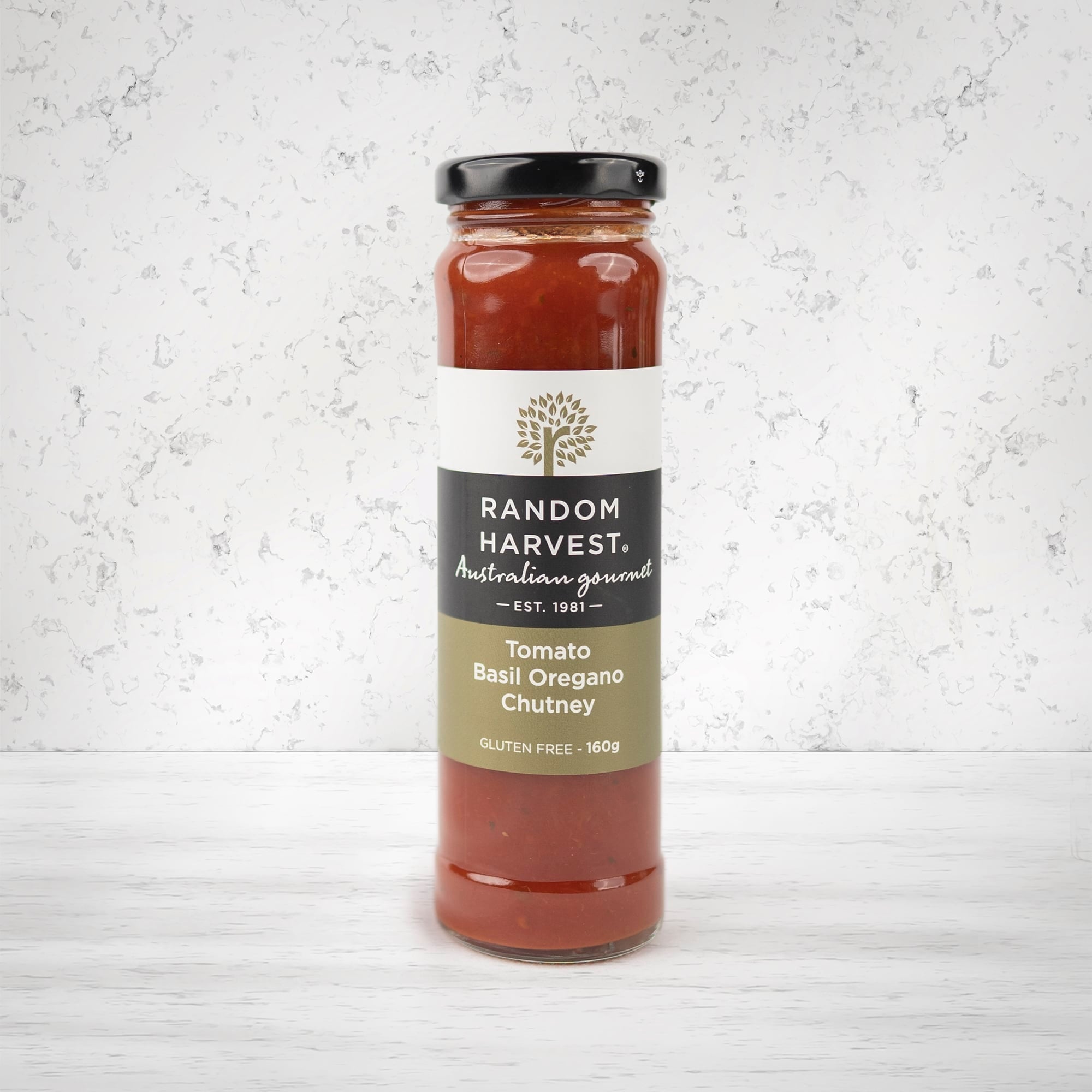 Random Harvest Tomato Basil Oregano Chutney 160 grams - The Hamper Boutique Co