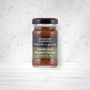 Random Harvest Tomato Basil Oregano Chutney Mini 60 grams - The Hamper Boutique Co