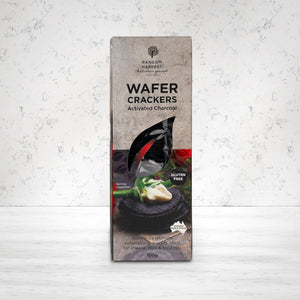 Random Harvest Wafer Crackers Activated Charcoal 100 grams - The Hamper Boutique Co