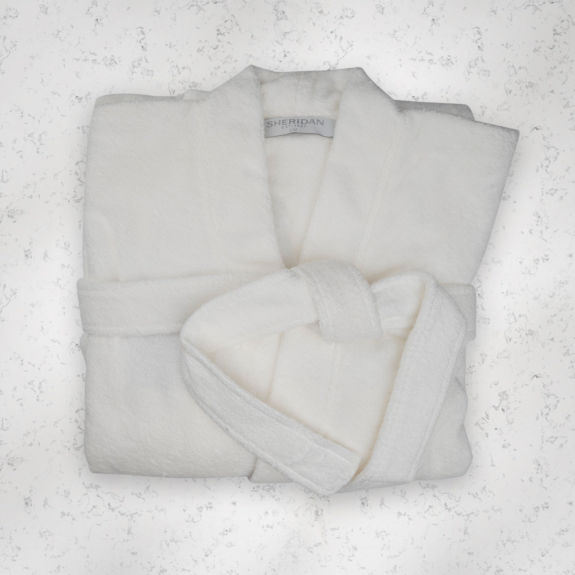 Sheridan Ultra-Light Bathrobe (White or Navy) - The Hamper Boutique Co