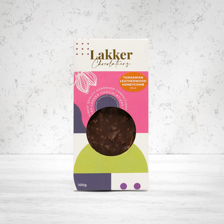 Tasmanian Leatherwood Honeycomb Lakker Chocolatiers - The Hamper Boutique Co