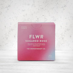 The Aromatherapy Company Flwr Sugared Rose Candle 100 grams