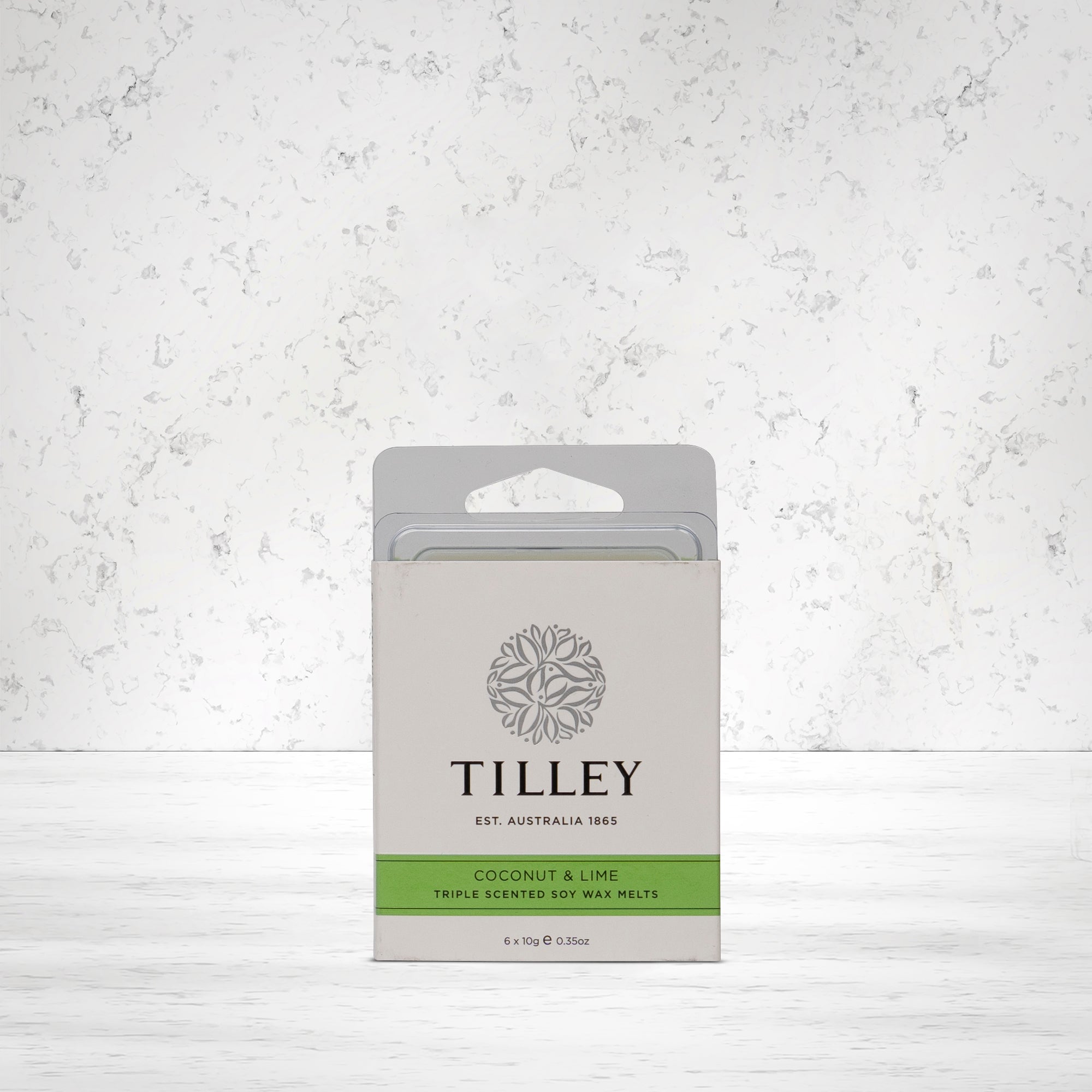 Tilley Coconut and Lime Square Soy Melts 60 grams - The Hamper Boutique Co