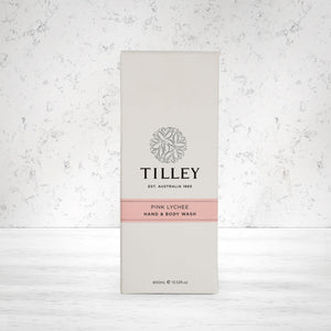 Tilley Pink Lychee Hand and Body Wash 400 ml - The Hamper Boutique Co