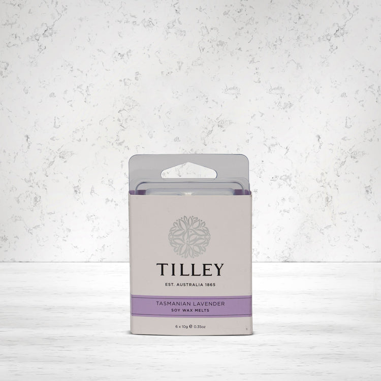 Tilley Tasmanian Lavender Square Soy Melts 60 grams - The Hamper Boutique Co
